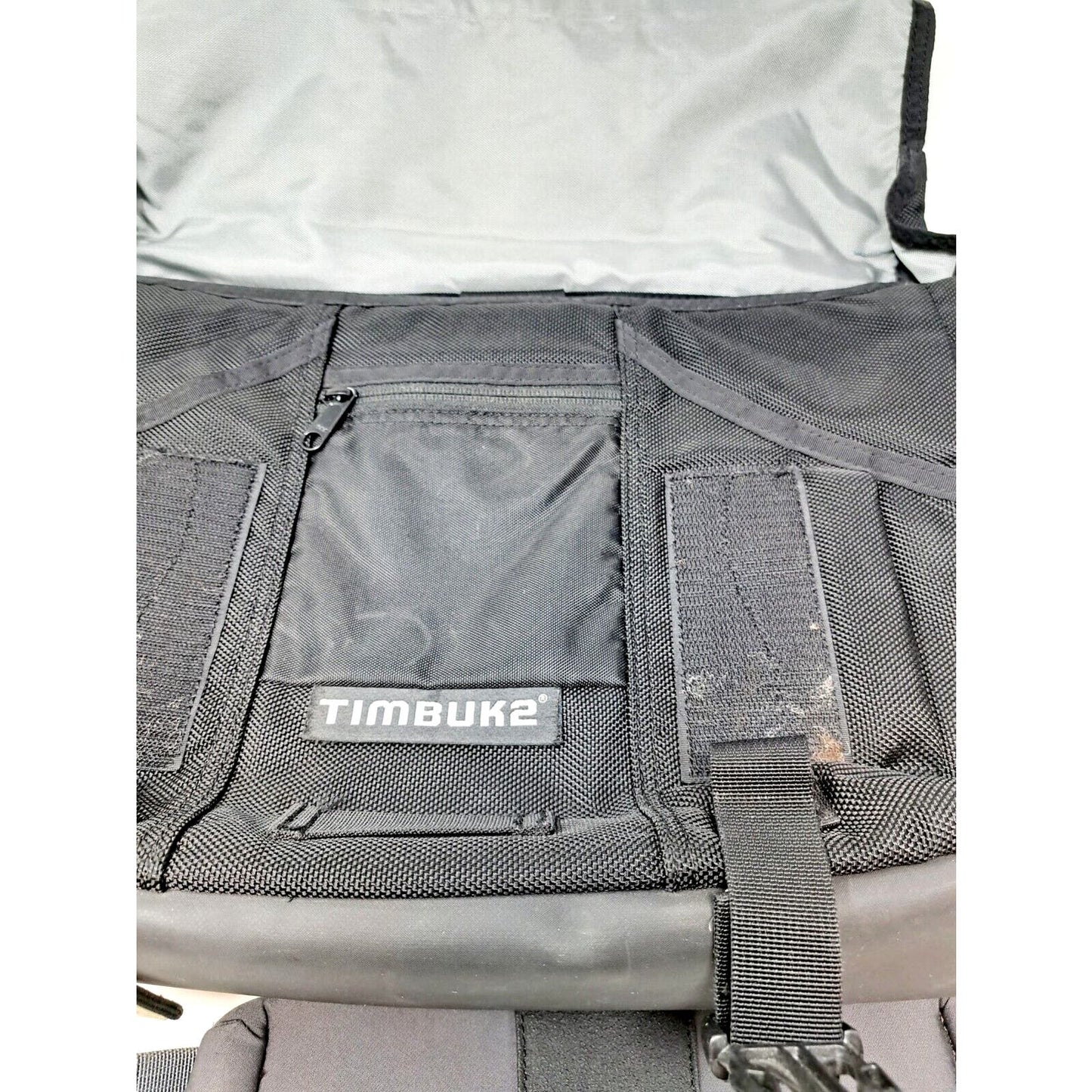 Timbuk2 Padded Laptop Bag Black Size Medium with REI Strap, Travel Bag