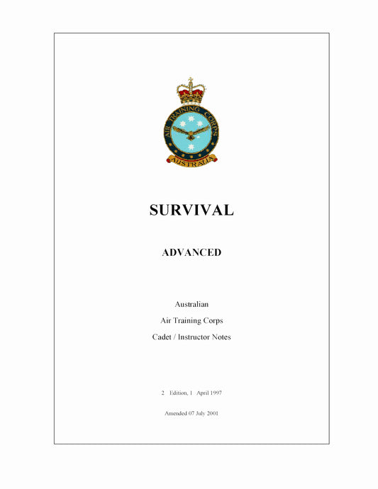 Survival Advanced Australian Air Training Crops PDF