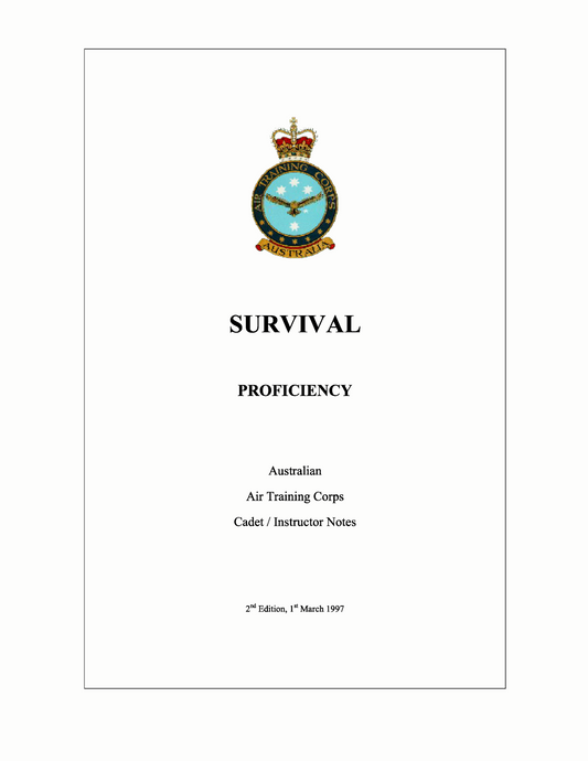 Survival Proficiency Australian Air Training Crops PDF