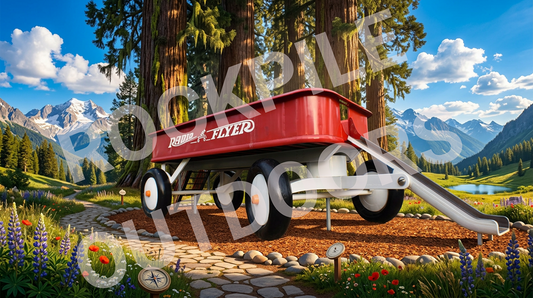 Radio Flyer In the Woods