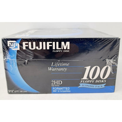 Fujifilm 3.5" Floppy Disk 100 Pack 2HD High Density