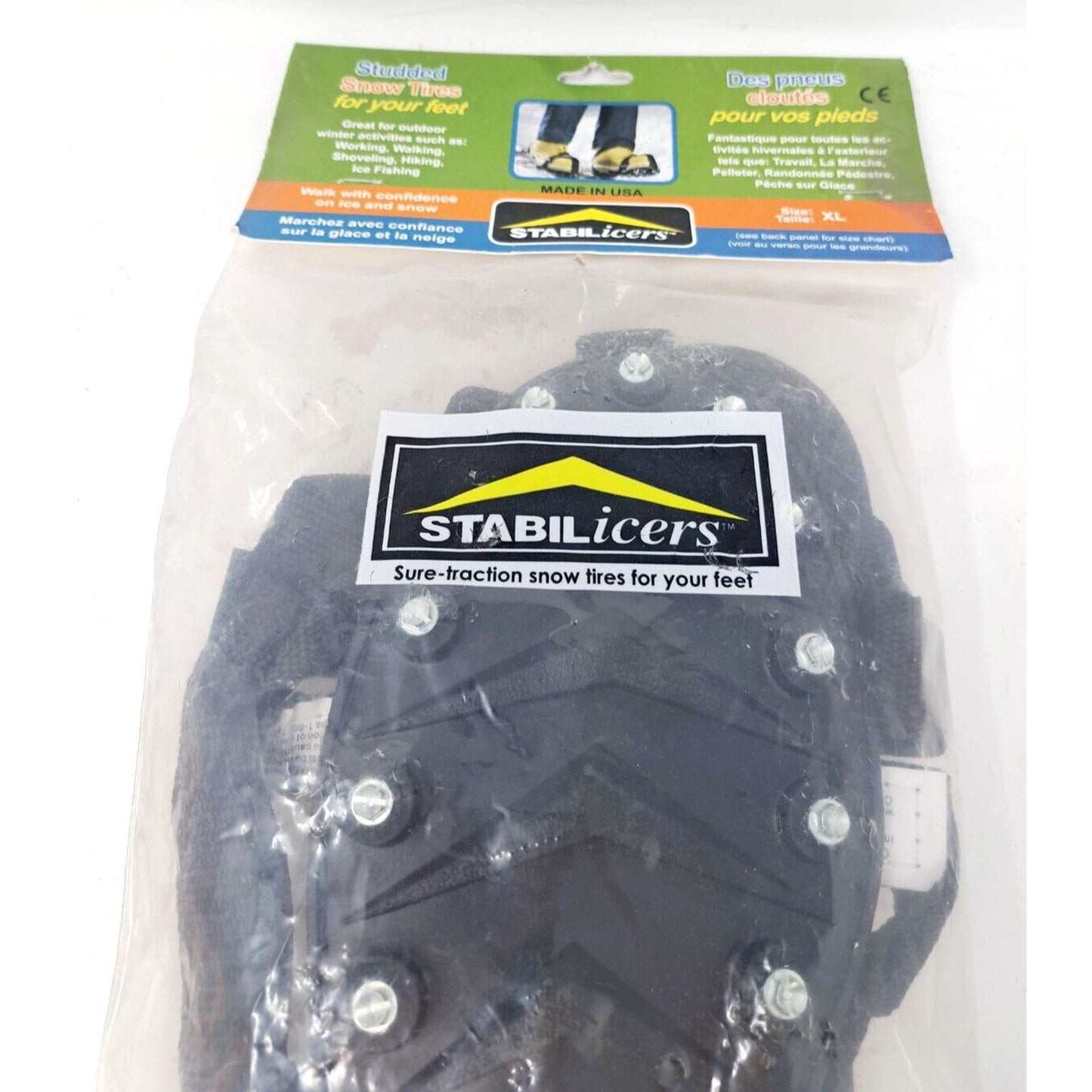 Stabilicers Sure Traction snow tires for you feet XL Men 12.5 to 14