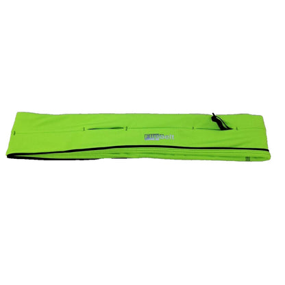 Flip Belt Running Belt Neon Green Extra Large Reflective Logo FlipBelt