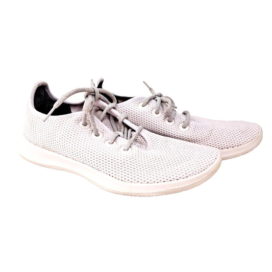Allbirds Women’s Tree Runner Shoes Size 10 TR W10 Kaikoura White Mesh Lace Up