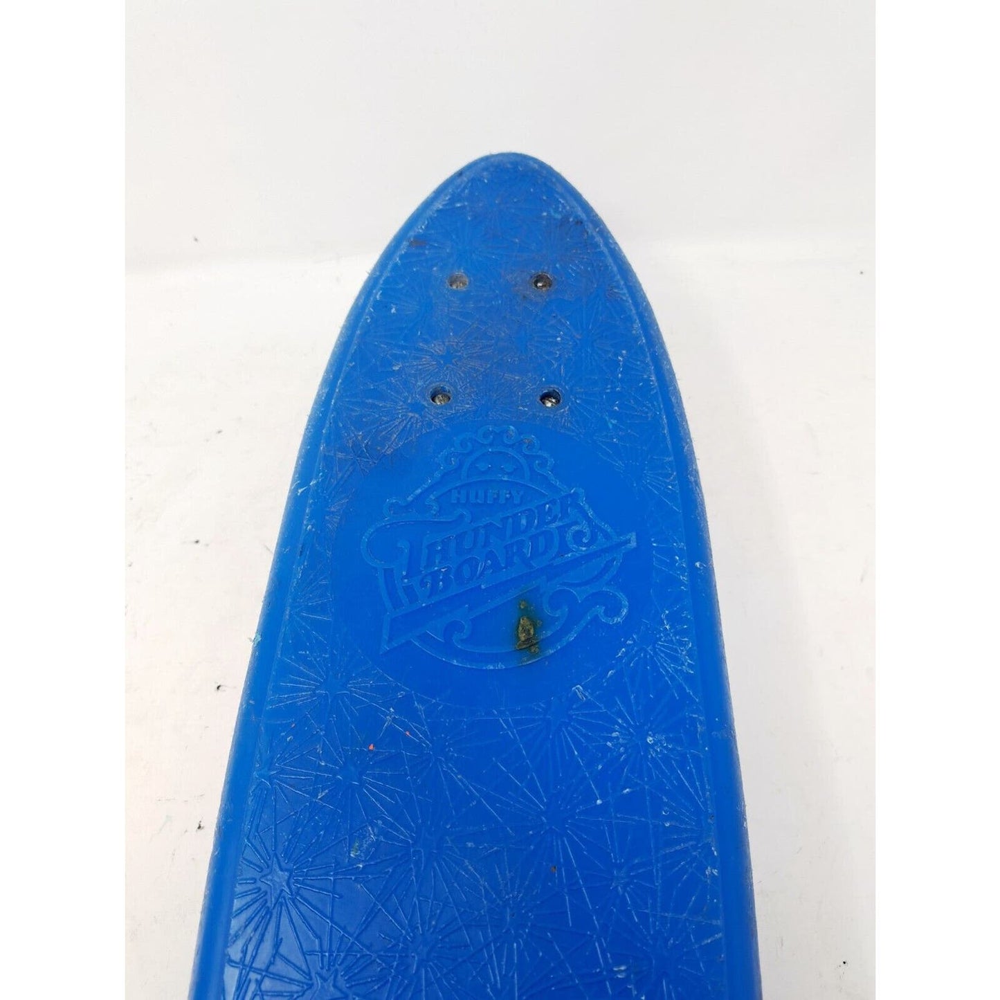 Vintage HUFFY Thunder Board Skateboard 1970's Blue Action Tail 24” sidewalk