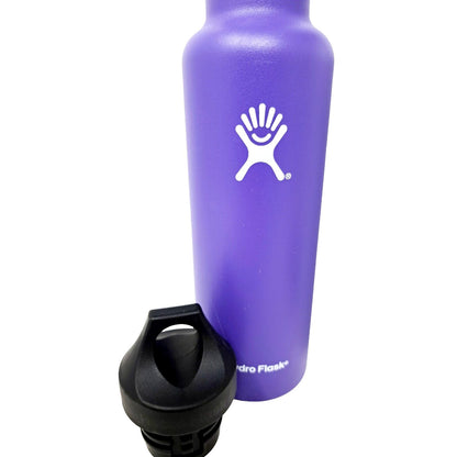 2 Hydro Flask 21 oz. Standard Mouth Loop & Sport Caps Stainless Steel Insulated