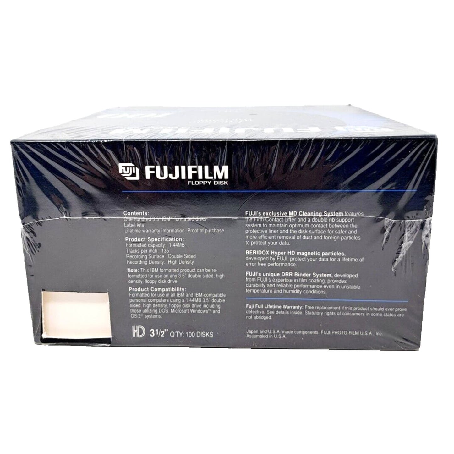 Fujifilm 3.5" Floppy Disk 100 Pack 2HD High Density