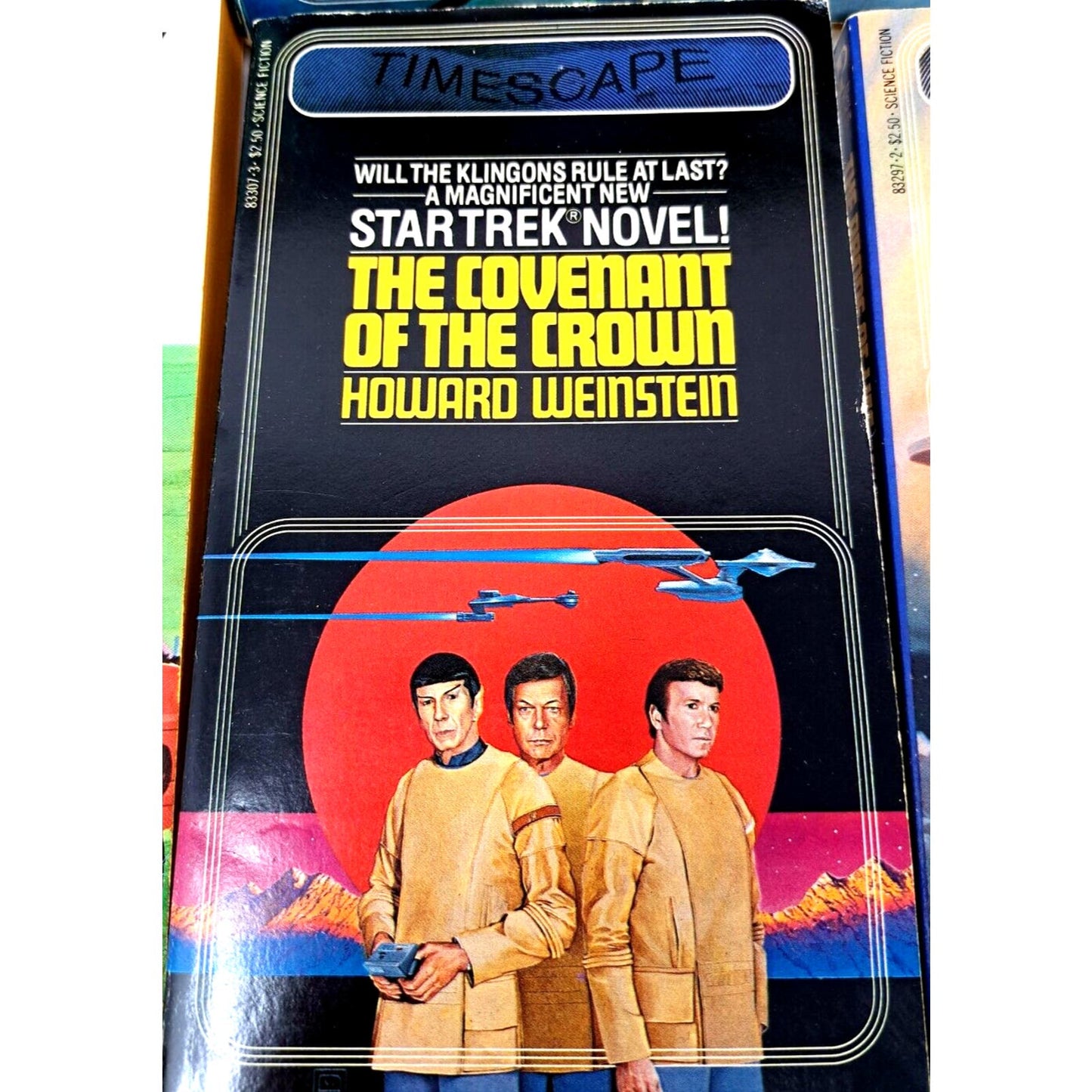 Lot Of 11 Star Trek Timescape books and 1 Star Trek Adventure book