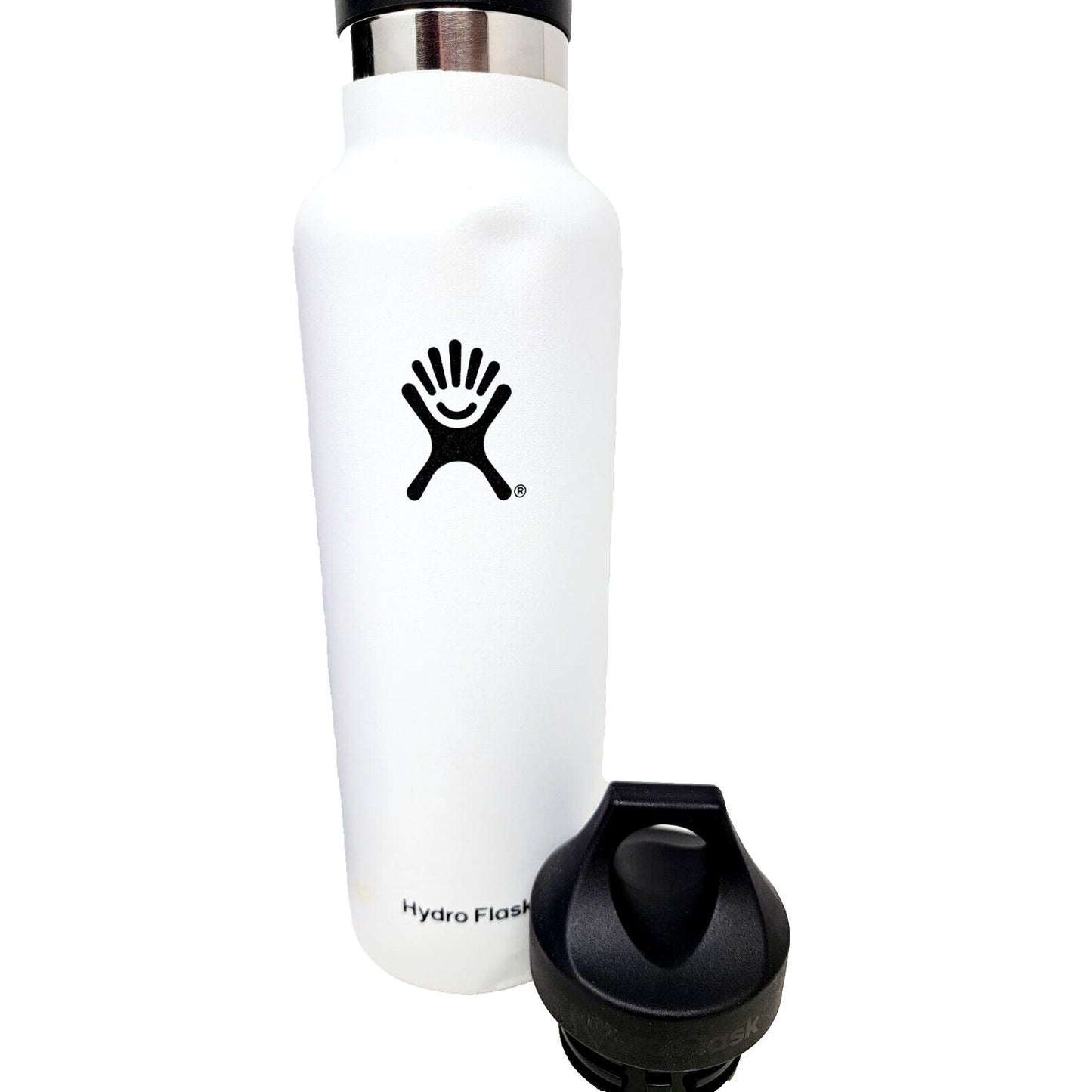 2 Hydro Flask 21 oz. Standard Mouth Loop & Sport Caps Stainless Steel Insulated