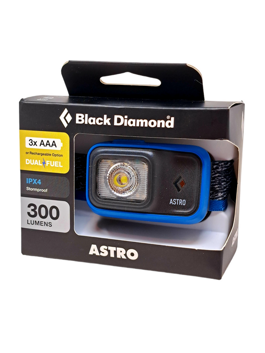 BLACK DIAMOND ASTRO HEADLAMP BLUE 300 LUMES