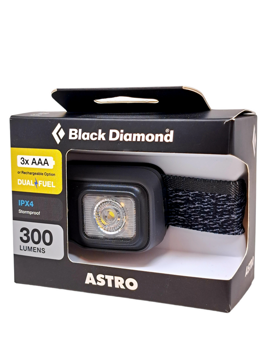 BLACK DIAMOND ASTRO HEADLAMP GRAY 300 LUMES