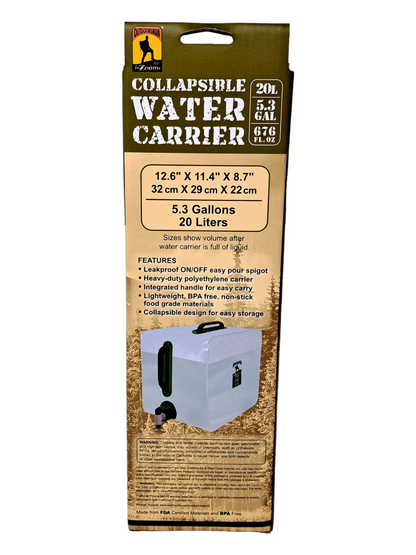 Collapsible Water Carrier 5.3 Gallon